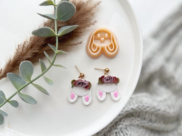 Easter Bunny Head Shape Collection Polymer Clay  Cutters